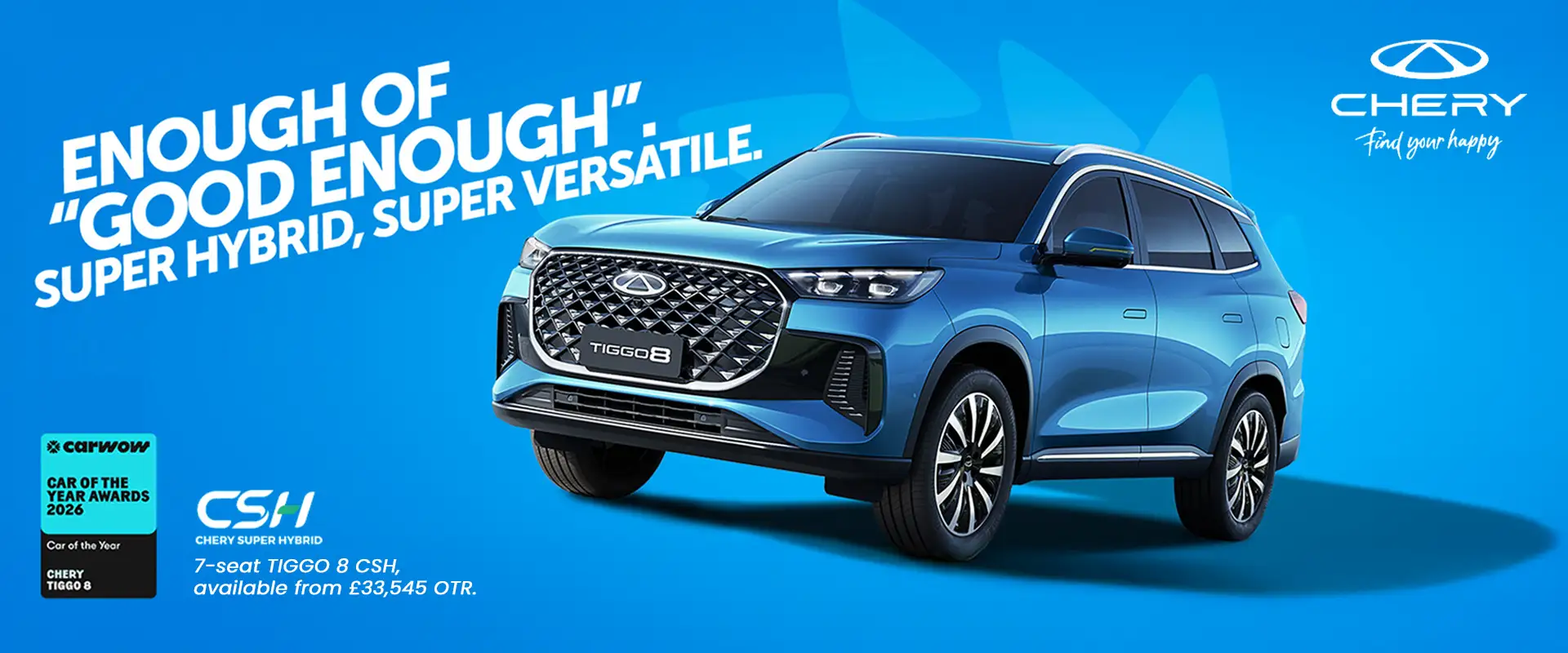 Chery Tiggo 8 Super Hybrid Car