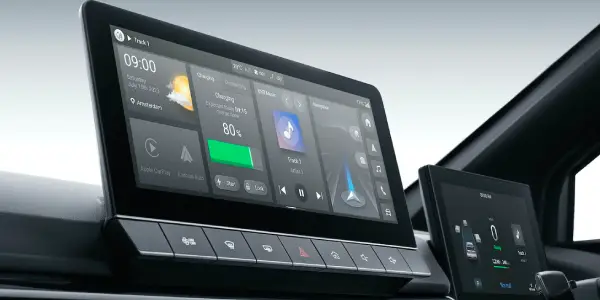 MG4 EV XPOWER track mode display